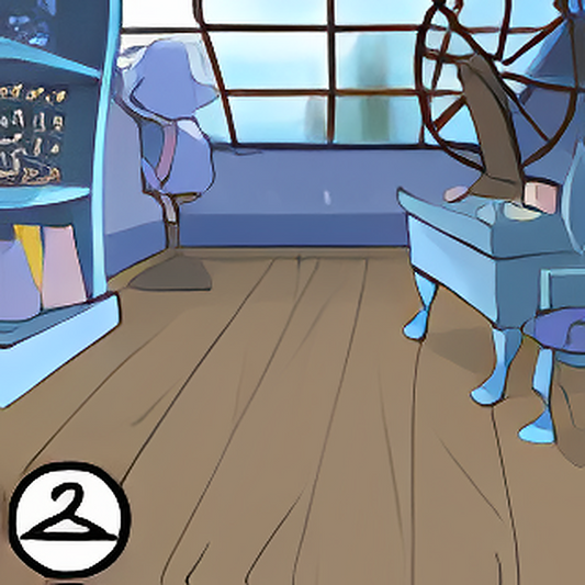 Dyeworks Blue: Sewing Room Background