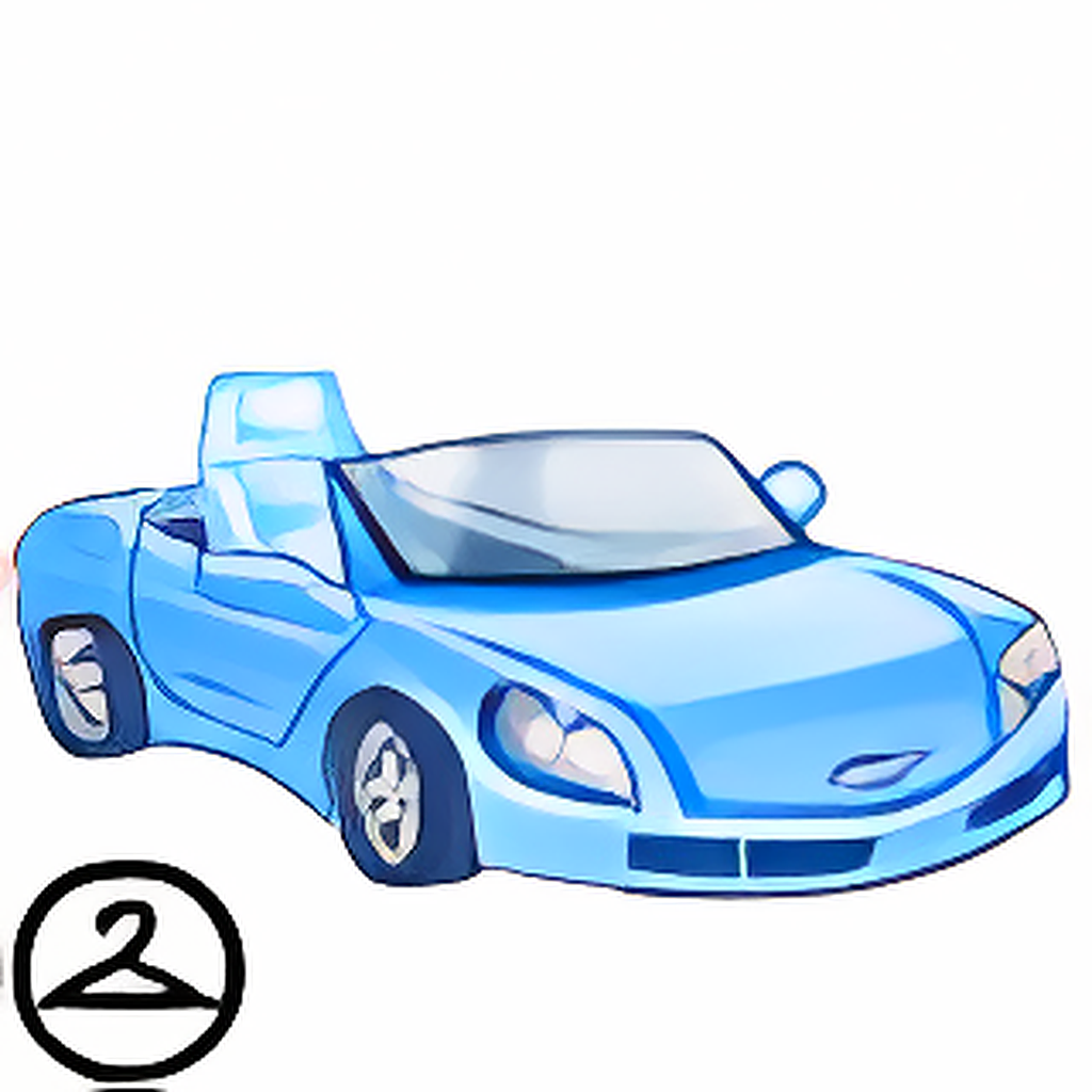Dyeworks Blue: Usuki Dream Car Trinket