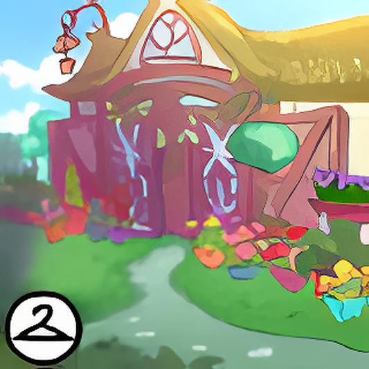 Shop of Spring Flowers Background
