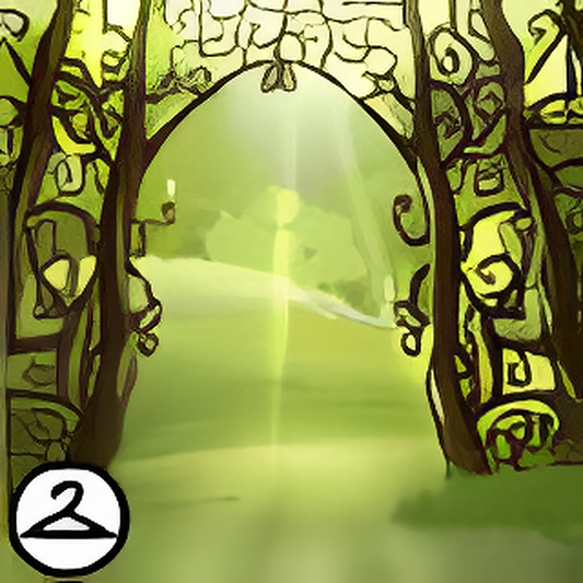 Gate of Trees Background