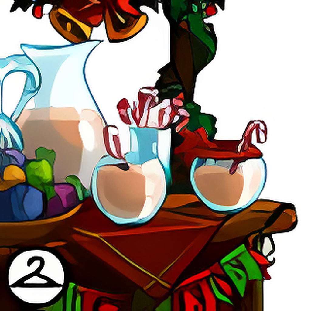 Festive Neggnog Stand