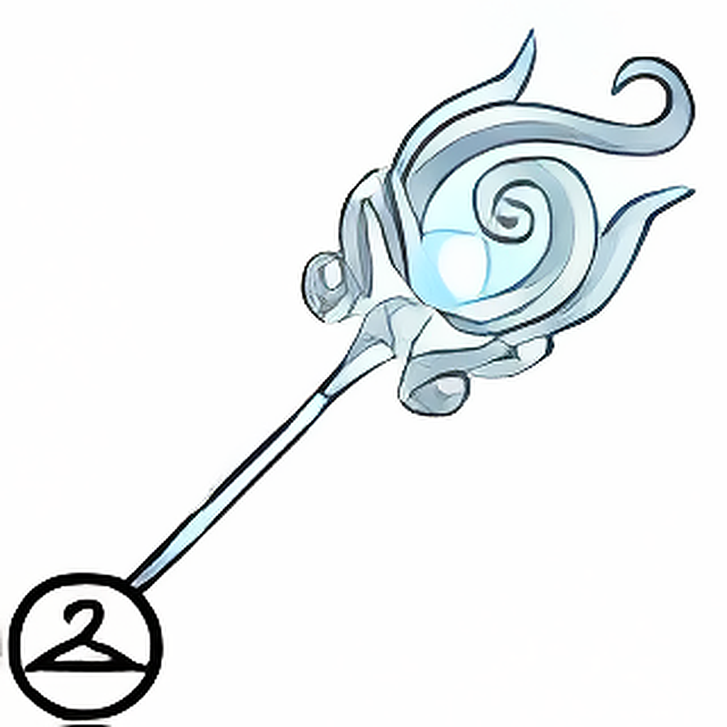 Dyeworks Silver: Lighted Faerie Staff