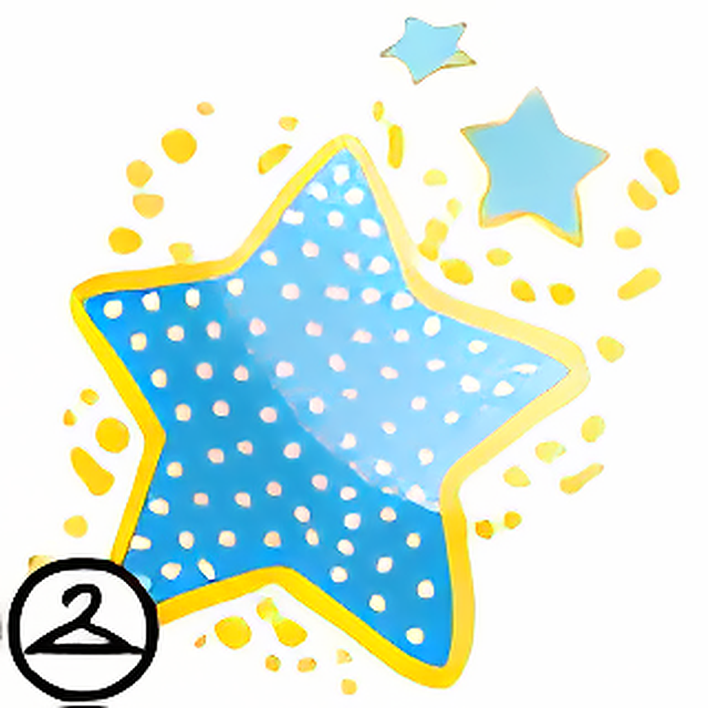 Dyeworks Blue: Stars and Glitter Face Paint