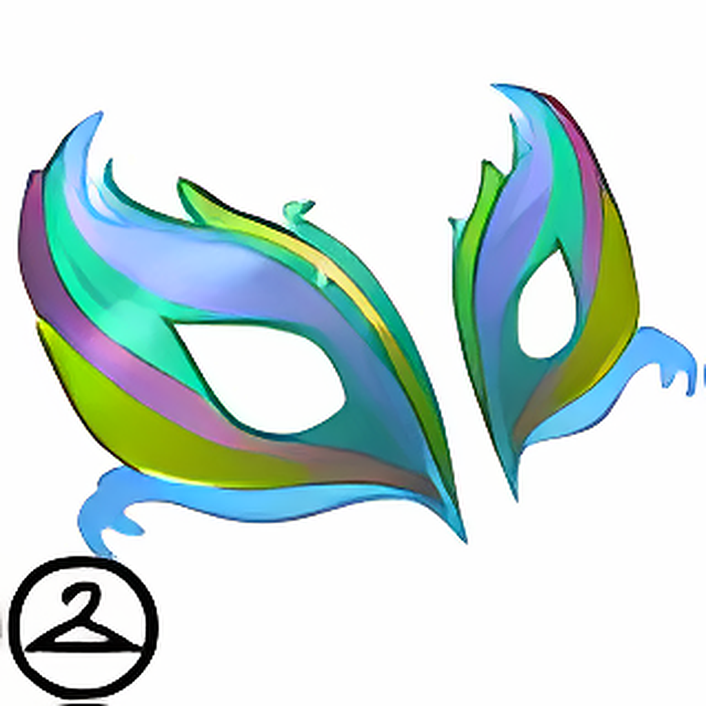 Glittery Feather Facepaint