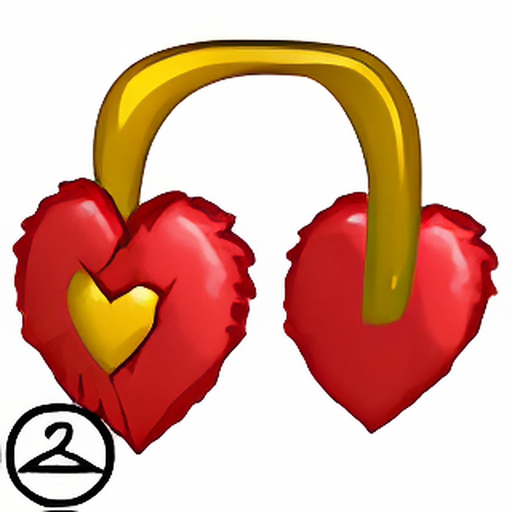 Red Heart Earmuffs