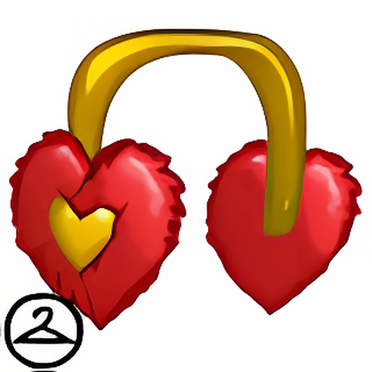 Red Heart Earmuffs