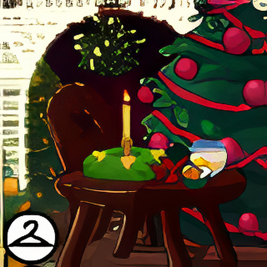 Holiday Cafe Patio Background
