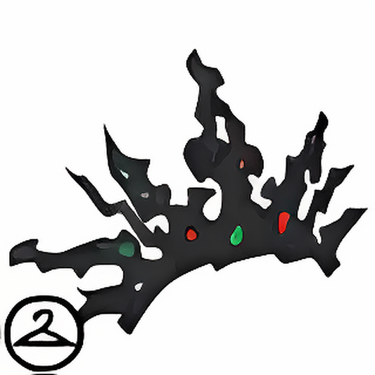 Obsidian Gem Tiara