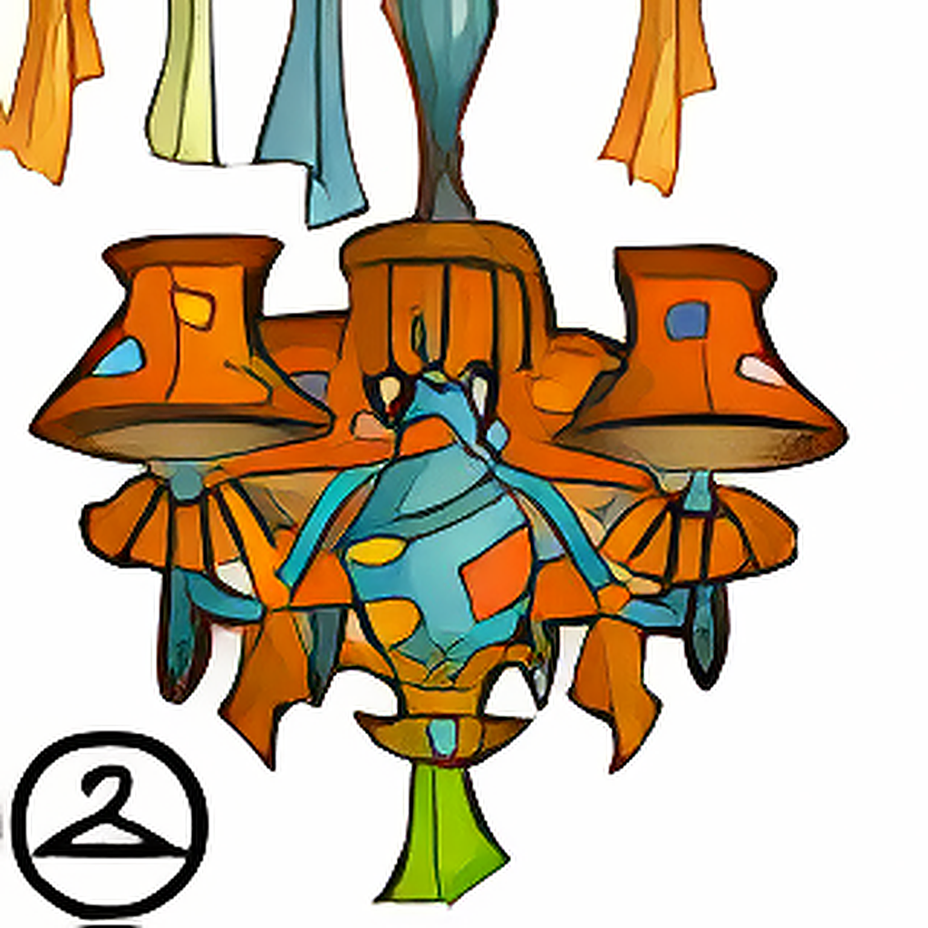 Fabric Chandelier