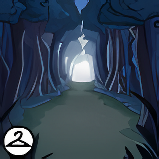Dusky Forest Path Background