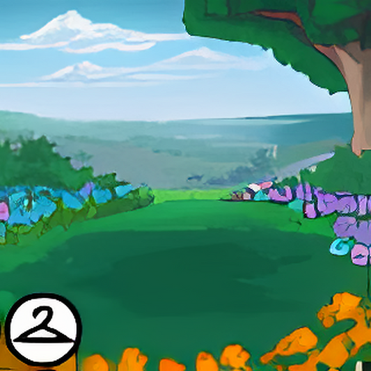 Cheery Spring Meadow Background