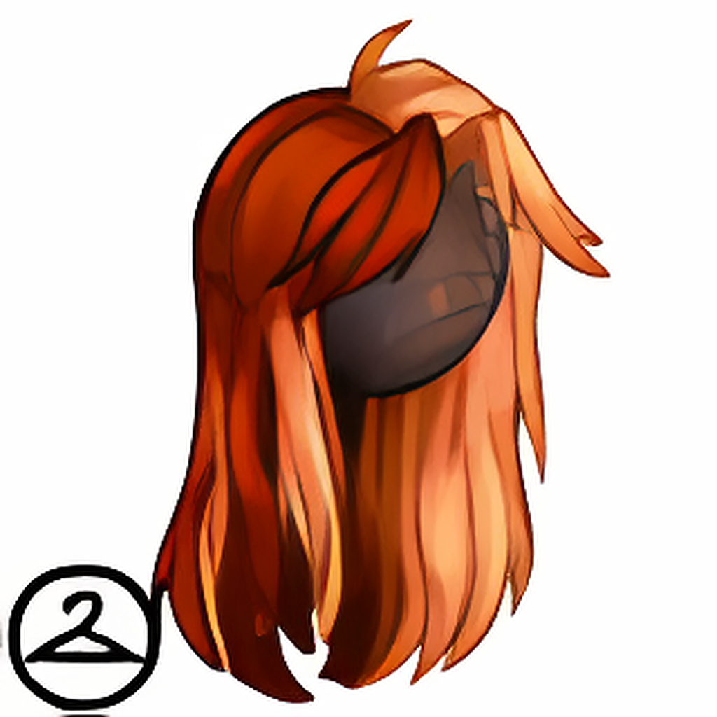 Essential Orange Split Dye Wig