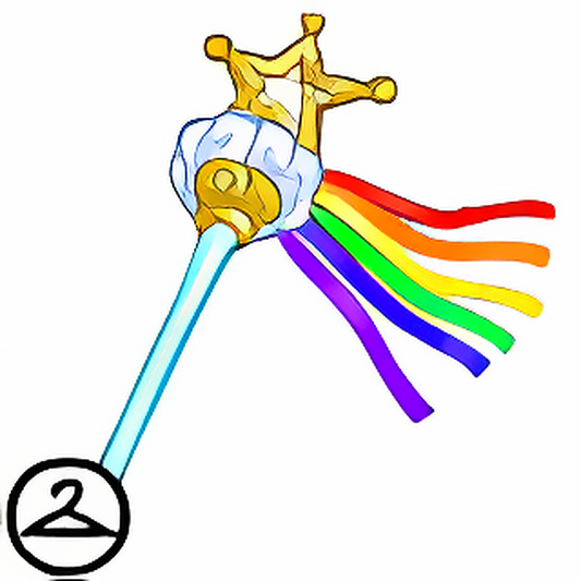 MiniMME5-S1: Rainbow Ribbon Wand