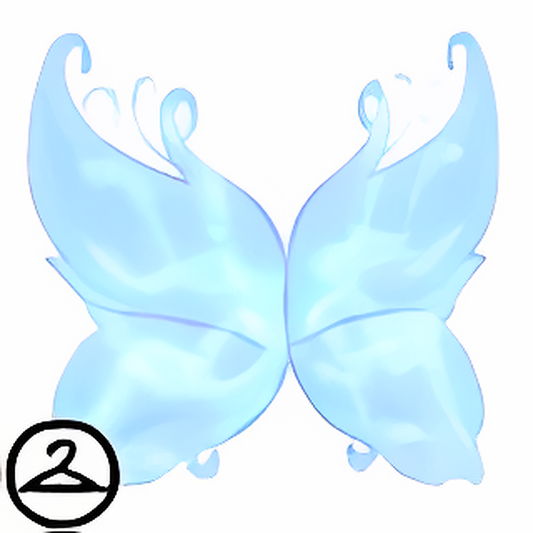 Sheer Blue Wings