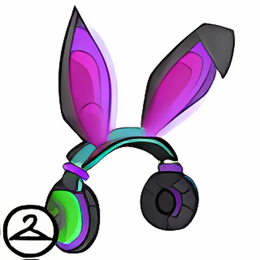 Snowbunny Neon Gamer Headphones