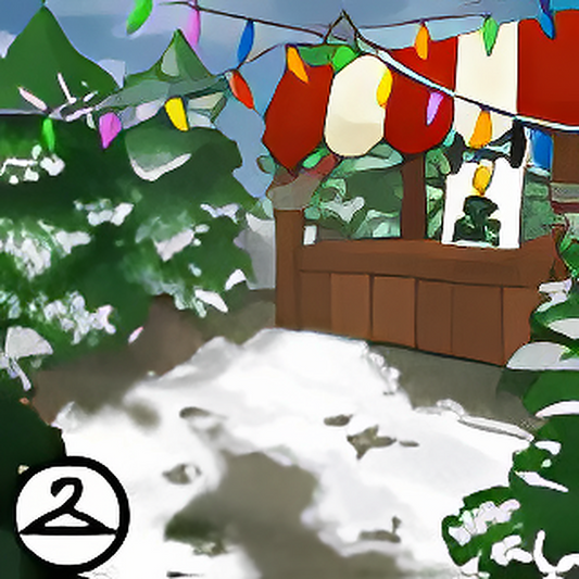 Christmas Tree Lot Background