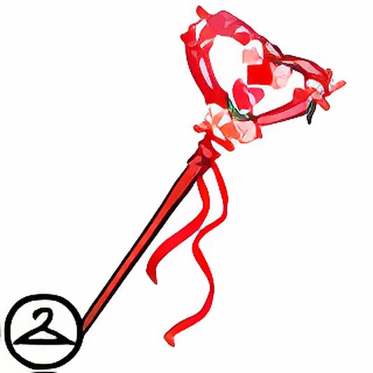 Valentine Heart Staff