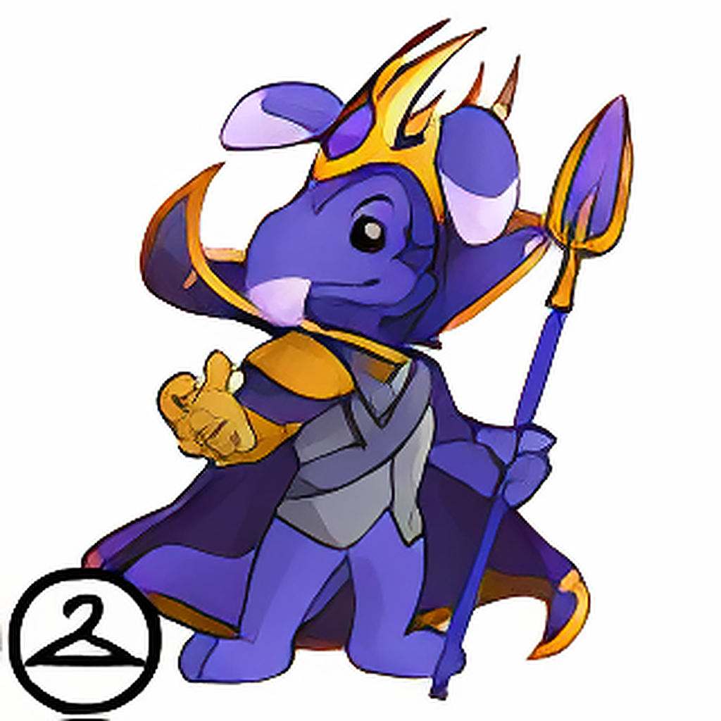 Prismatic Dusk: Regal Royalboy Blumaroo