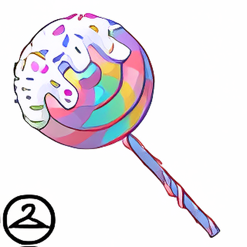 Pastel Swirl Lollypop