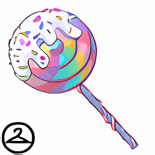 Pastel Swirl Lollypop