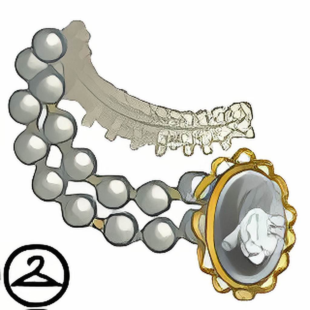 Haunting Antique Moehog Necklace