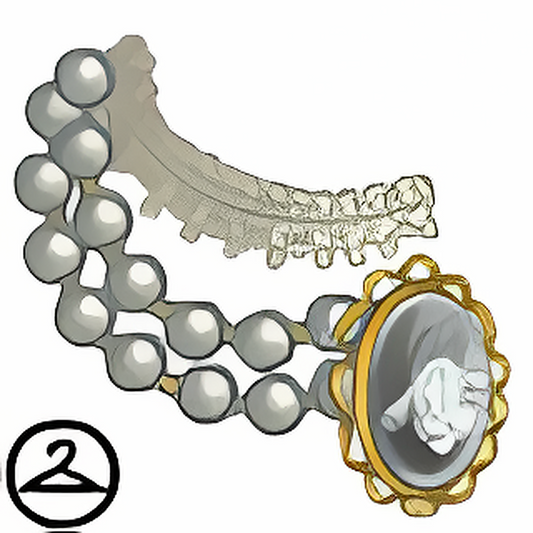 Haunting Antique Moehog Necklace