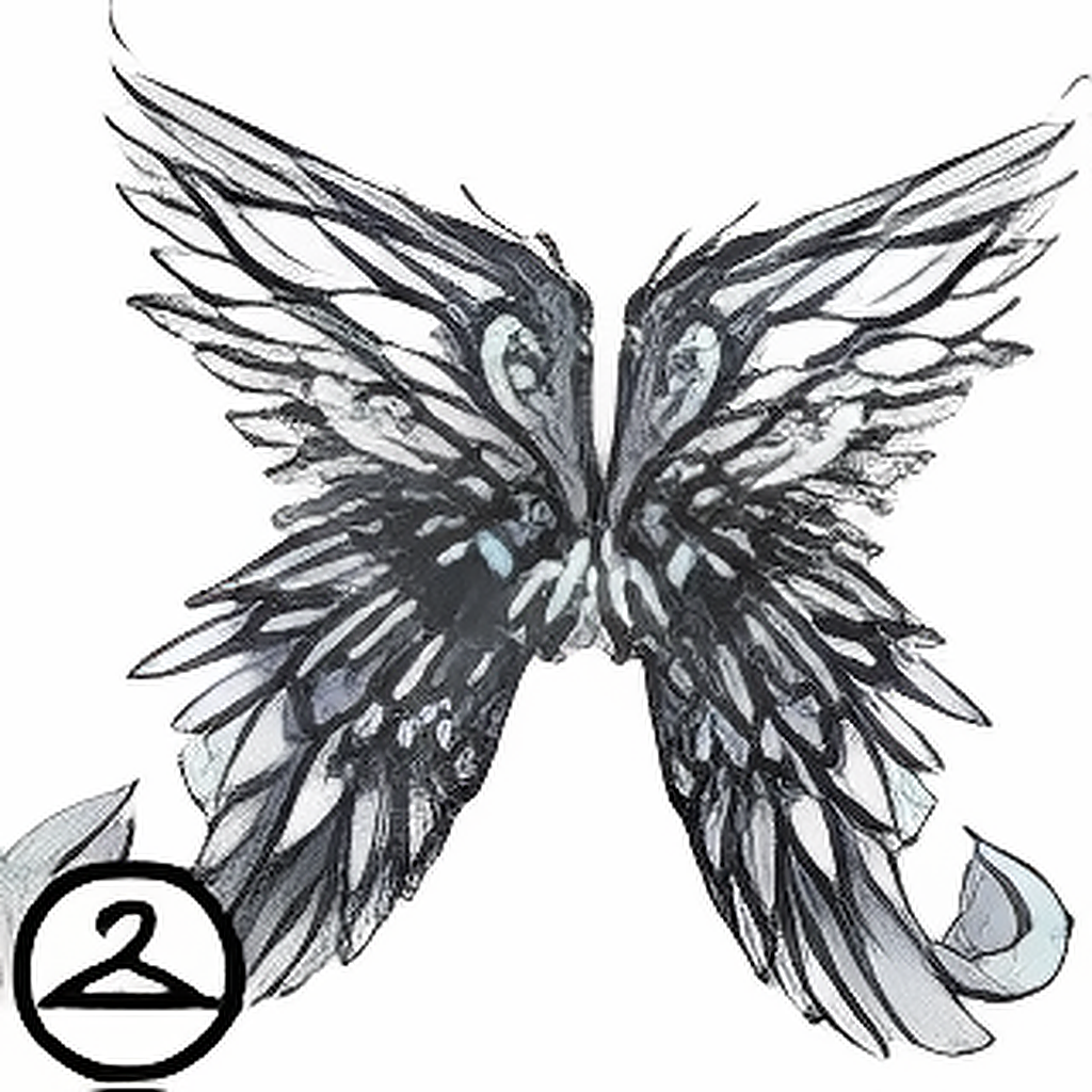 Jewelled Silver Wings
