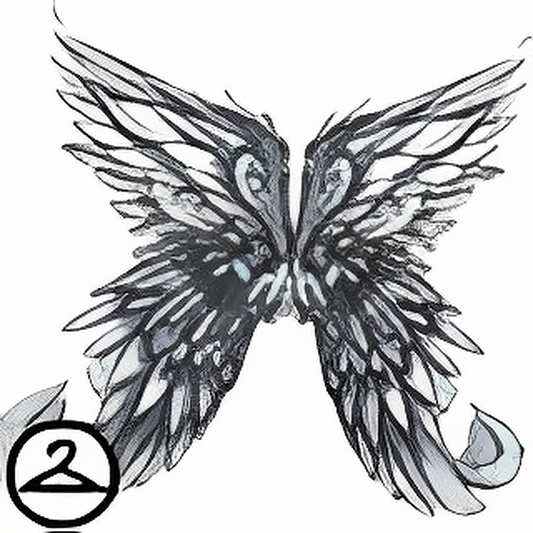 Jewelled Silver Wings