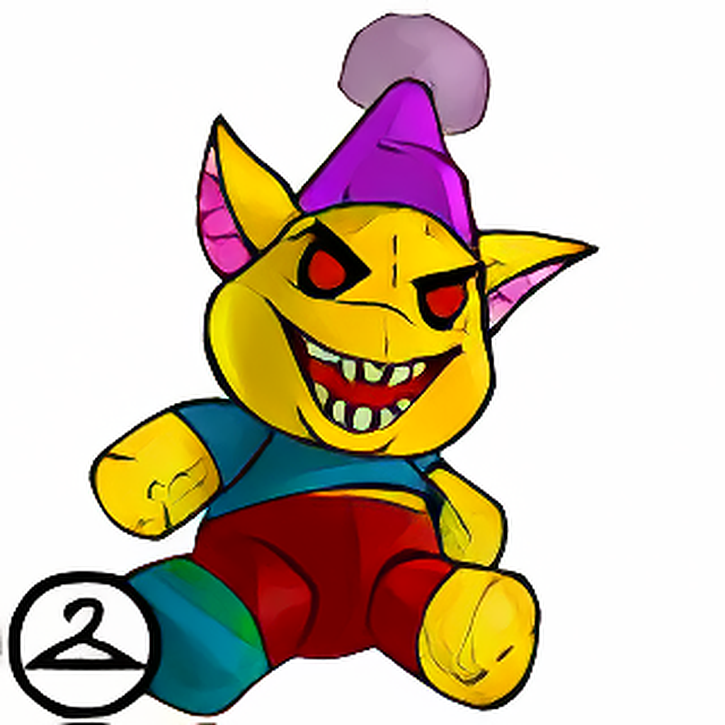 Malevolent Sentient Birthday Poogle Handheld Plushie