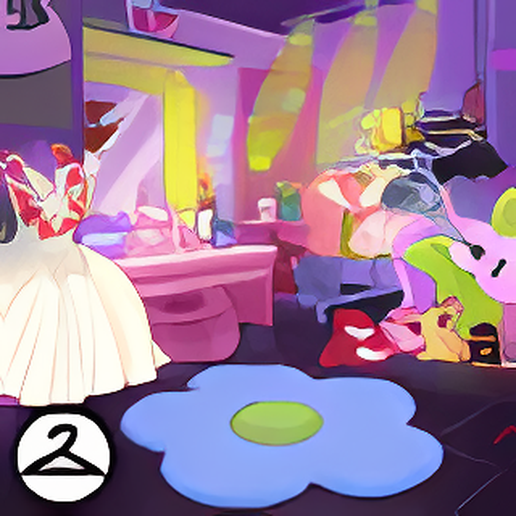 Usuki Popstar Dressing Room Background