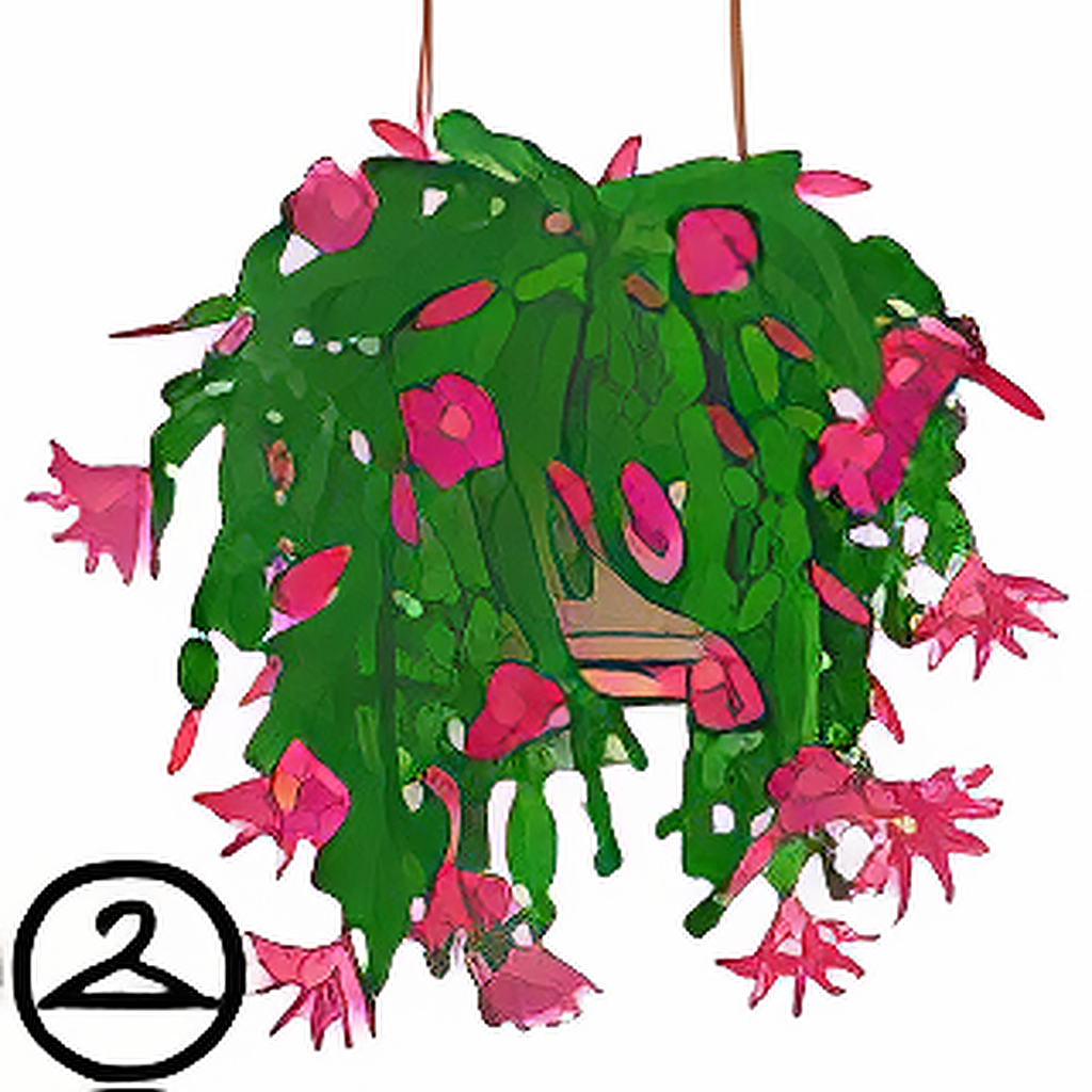 Hanging Christmas Cactus Pots