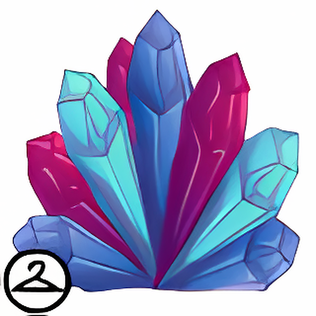 Shimmering Crystal Array