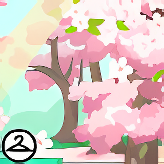 Pink Forest Background