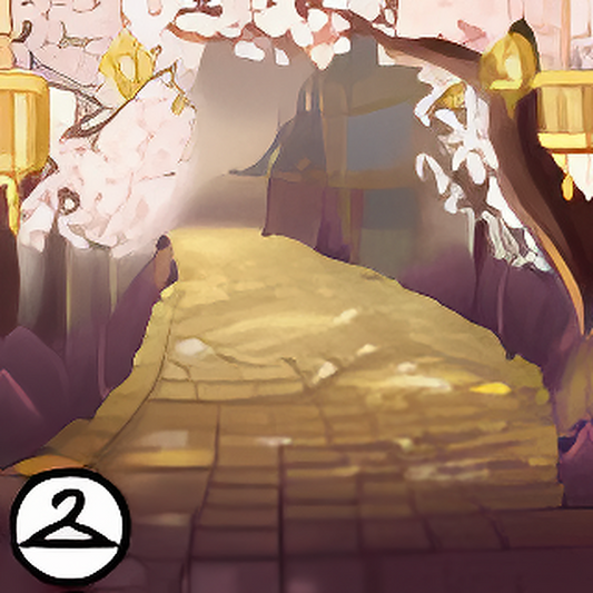Dyeworks White: Cherry Blossom Season Background