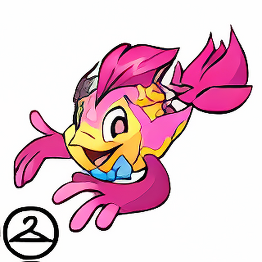 Prismatic Pink: Celebratory Anniversary Koi