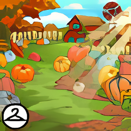 Pumpkin Patch Farm Background