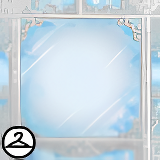 Dyeworks White: Ornate Frosted Window Foreground