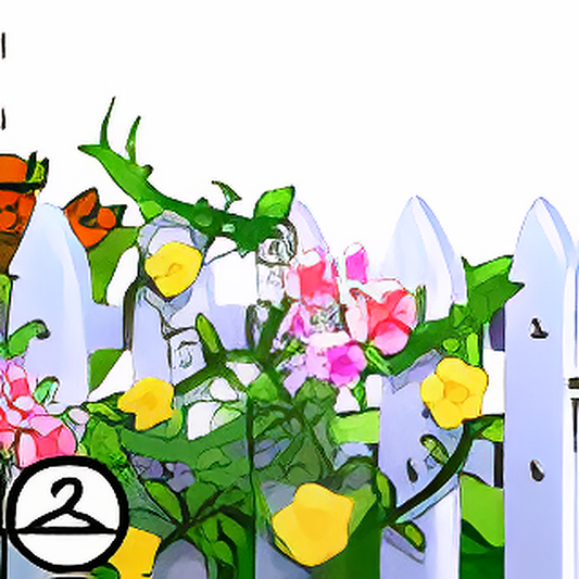 Floral Fence Foreground