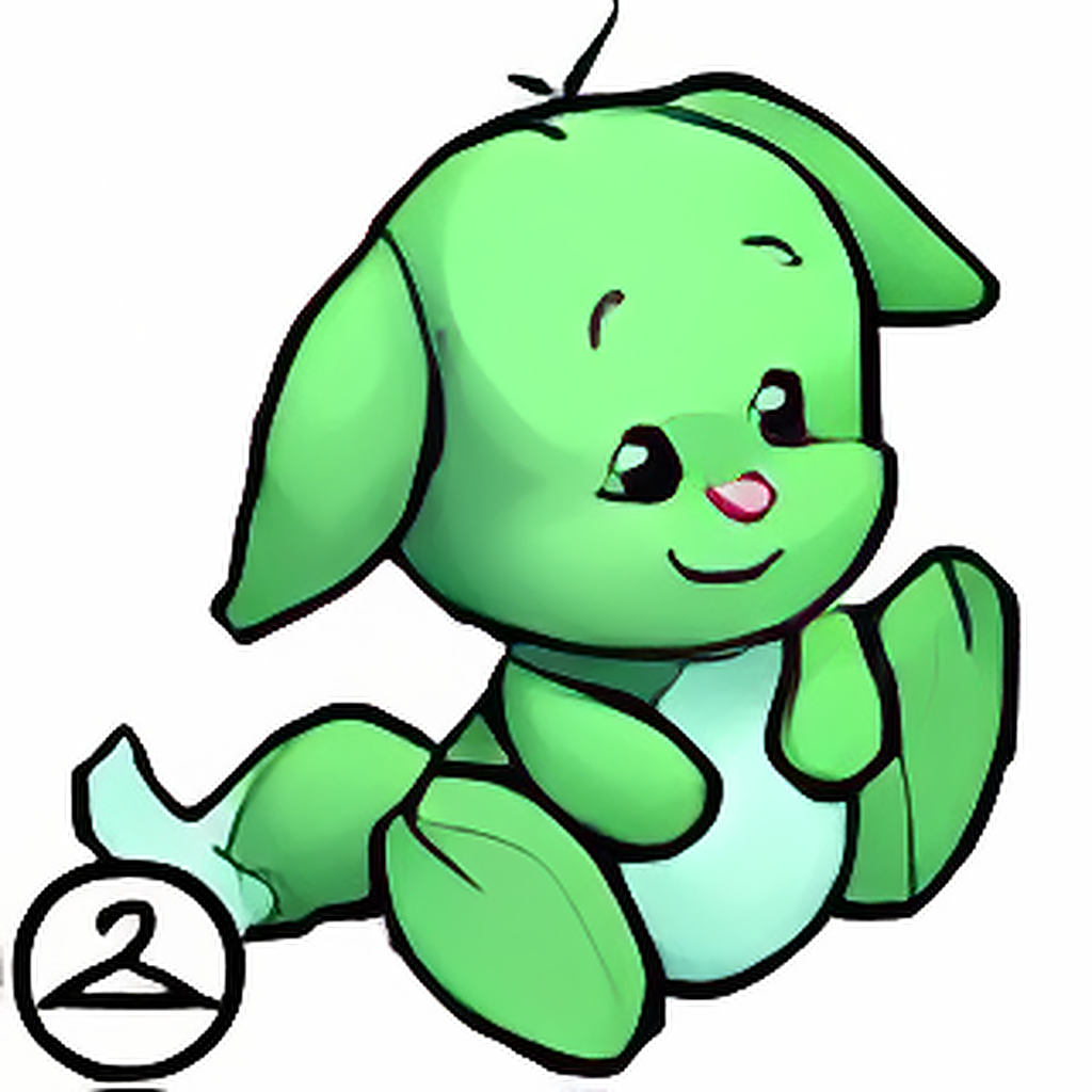 Habbo Hotel Green Kacheek