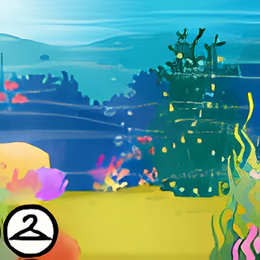 Underwater Christmas Background