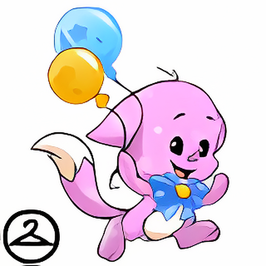 Prismatic Pink: Celebratory Anniversary Kacheek