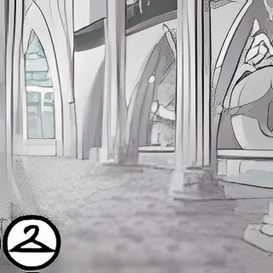 Mysterious Hall of Grandeur Background