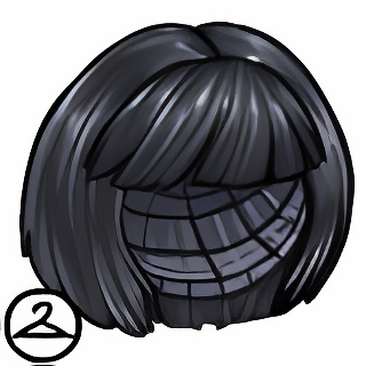 Short Black Bangs Wig