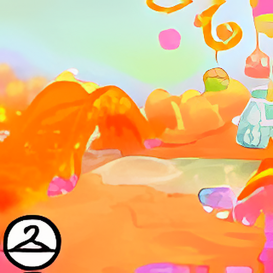 Dyeworks Orange: Fantastical Marshmallow Background