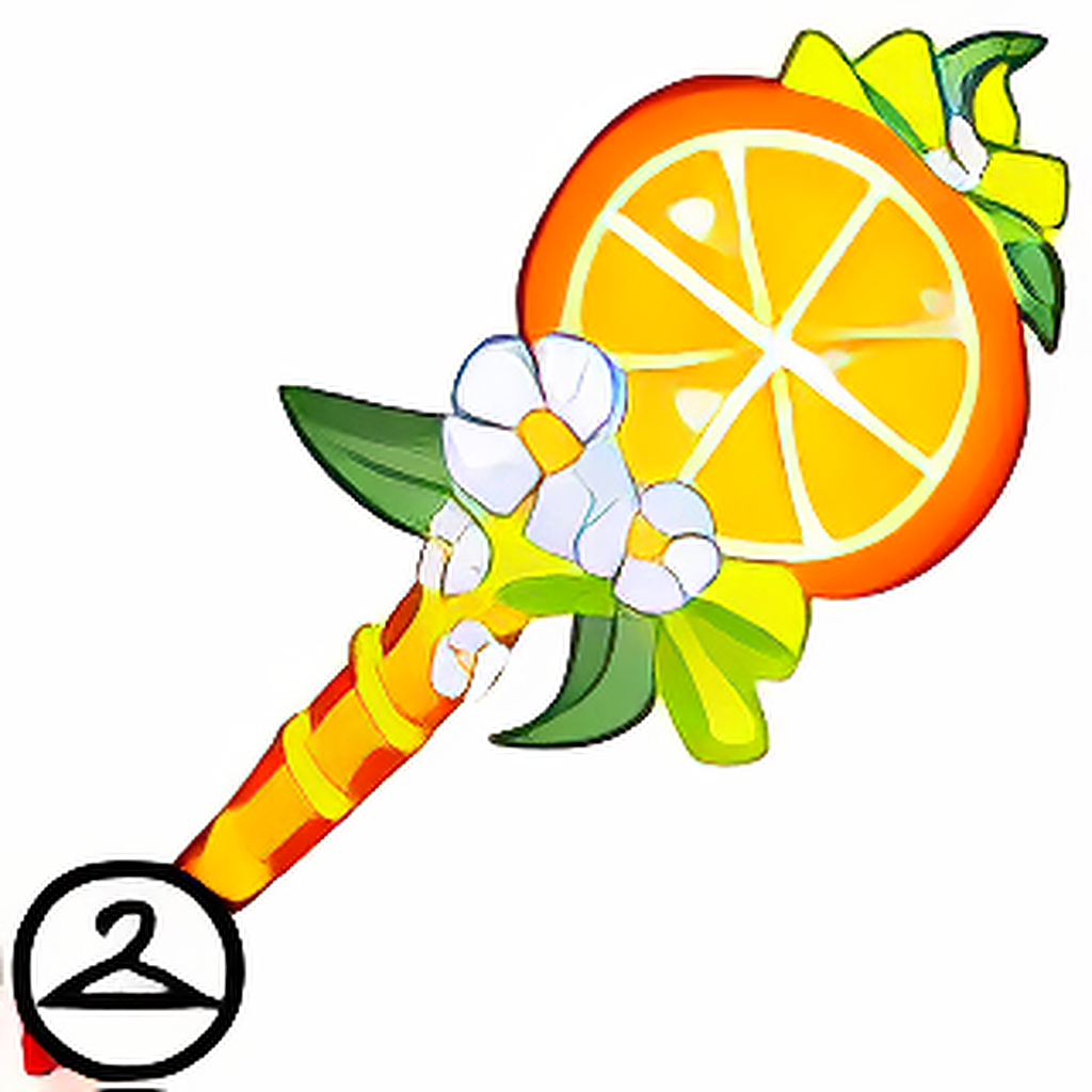 Orange Slice Wand
