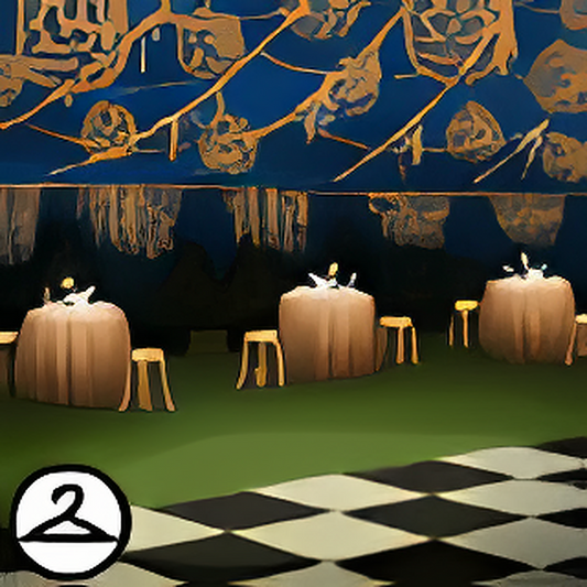 Elegant Terrace Birthday Background