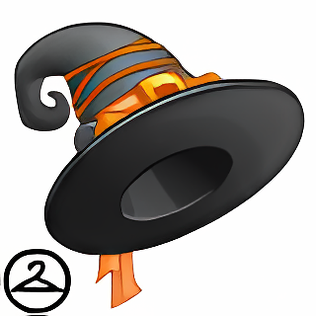 Dyeworks Black: Crystal Collector Witch Hat