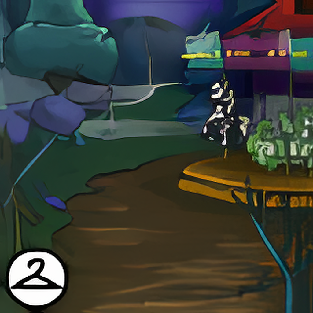 Nightmare Roo Island Merry Go Round Background