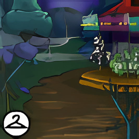 Nightmare Roo Island Merry Go Round Background