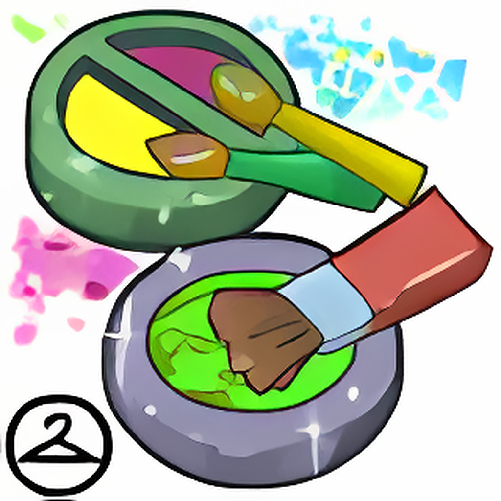 Flower Camouflage Facepaint